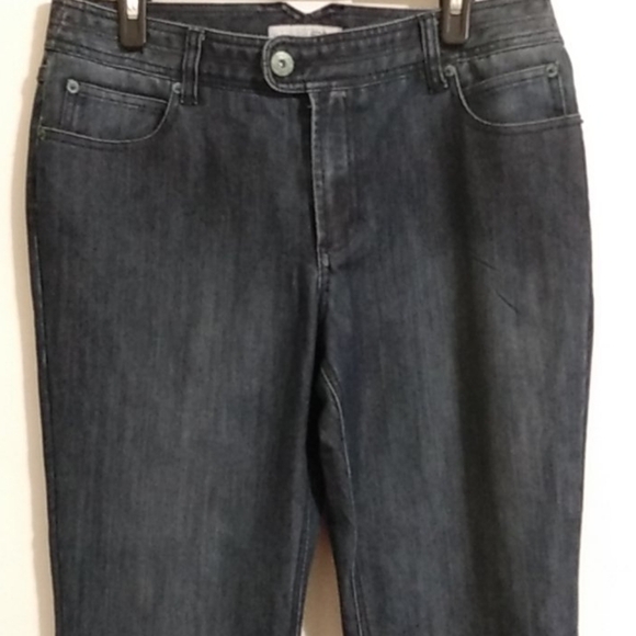 CHICO'S NWT PLATINUM INDIGO BOOT CUT JEANS SZ 1.5 - Picture 3 of 10